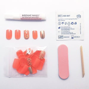 set unghii false instant nails - kit unghii gel ieftin