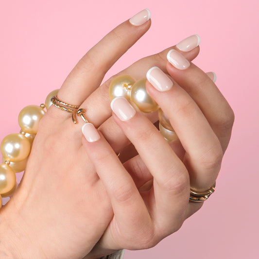 unghii false cu lipici -unghii french instant nails
